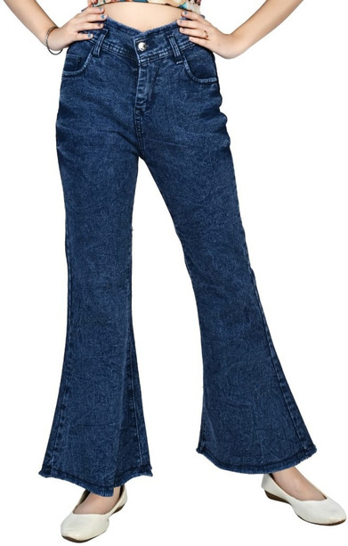 flare bottom jeans