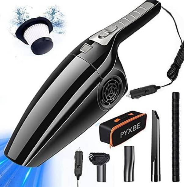 DEESSE 12V 5.5KPA High Power Wet & Dry Portable Handheld Car Vacuum Cleaner Car Vacuum Cleaner with 2 in 1 Mopping and Vacuum, Anti-Bacterial Cleaning