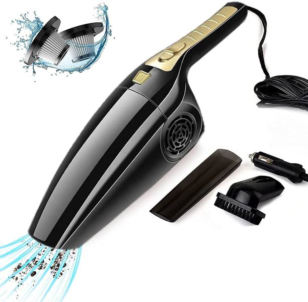 DEESSE 12V High Power Wet & Dry Portable Handheld Car Vacuum Cleaner Car Vacuum Cleaner with 2 in 1 Mopping and Vacuum, Anti-Bacterial Cleaning