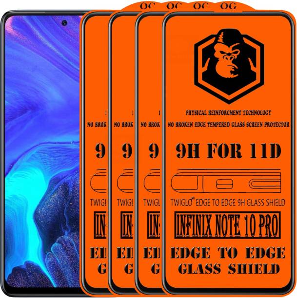 TWIGLO Edge To Edge Tempered Glass for INFINIX NOTE 10 PRO