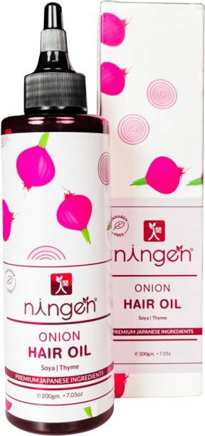 Ningen Onion Hair Oil I Power of Soya and Thyme 200G Hair Oil