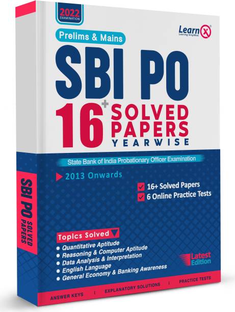 SBI PO Prelims & Mains Solved Papers [Year-Wise] With 6 Online Practice Tests