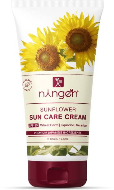 Ningen Sunflower Sun Cream SPF 30 100g - SPF 30