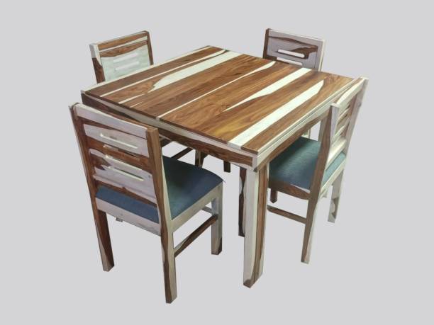 Worldwood Solid Wood 4 Seater Dining Set
