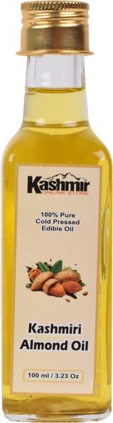 kashmir online store 100% Pure & Original Kashmiri Almond Oil Almond Oil Glass Bottle