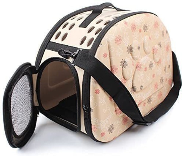 Foldable Pet Dog Cat Carrier Cage Soft-Sided Pet Travel Carrier Kennel Portable EVA Cat Bag Pet Carrier Outdoor Shoulder Bag with Mesh Windows for Dog and Cat Small or Medium Animals 