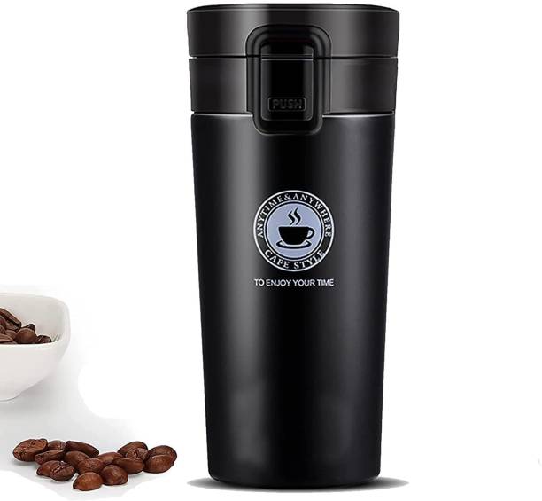 Shopative Vacuum Insulated Travel Tea Coffee Hot Cold Car Thermal Tumblers Thermos Stainless Steel Coffee Mug