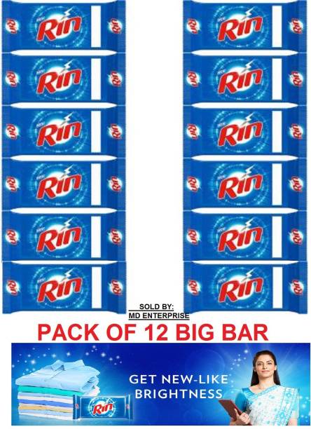 Rin Advance Big Bar Soap (Pack Of 12 ) SOAP12 Detergent Bar