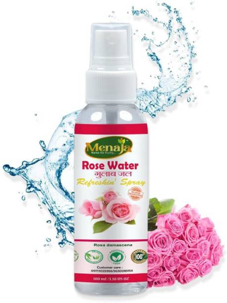 Menaja Rose Water Freshing Spray Face Mist Oil Control Face Hydration