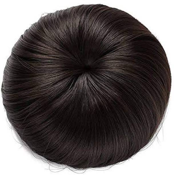 Hymaa Chignon Donut Bun & juda Wig  piece (4# - Dark Brown) Hair Extension