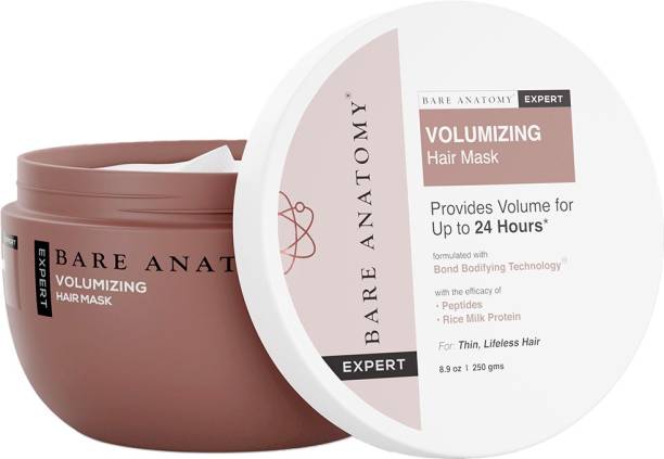 BARE ANATOMY Volumizing Hair Mask - 24 hrs of Voluminous Hair, For Thicker & Healthy Hair Price in India