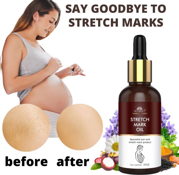 INTIMIFY Pregnancy Stretch Mark Removal Oil Cream For Women, Scar Removal, Anti Wrinkle