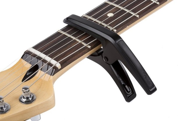 Guitar capo for Acoustic and Electric Guitar with 6 String Made of High-grade Lightweight Zinc alloy Material Red Capo 