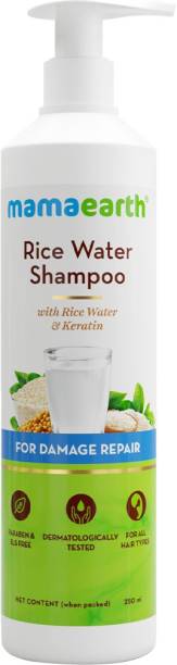 MamaEarth Rice Water Shampoo With Rice Water & Keratin For Damaged, Dry and Frizzy Hair