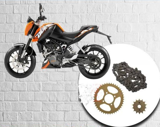 KTMSPARES KTM200 Chain and Sprocket Kit 