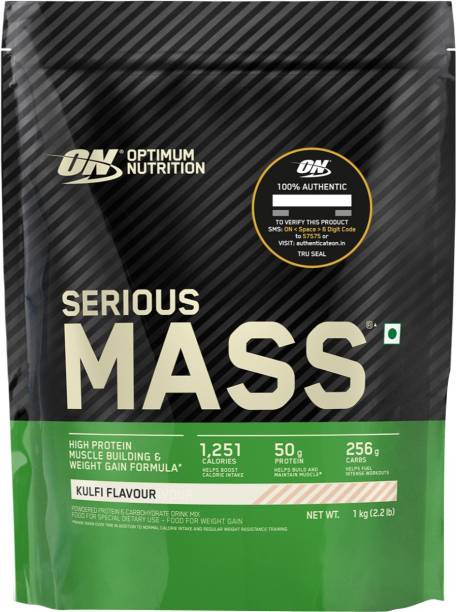 Optimum Nutrition ON Serious Mass High Protein with Vitamins and Minerals Weight Gainers/Mass Gainers