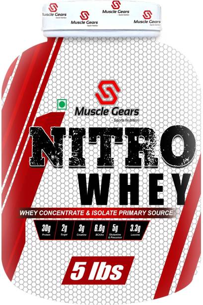 Muscle Gears Nitro Whey 5LBS Chocolate Whey Protein