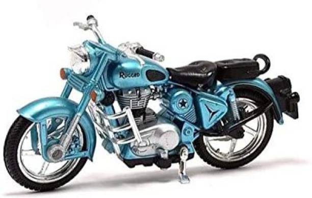 TGNSTORE Rugged Blue Color Bike- Looks Like The Real Bike - with Pull Back Action