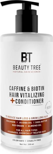 BEAUTY TREE Caffeine & Biotin Hair Vitalizing + Conditioner, Sulfate & paraben free