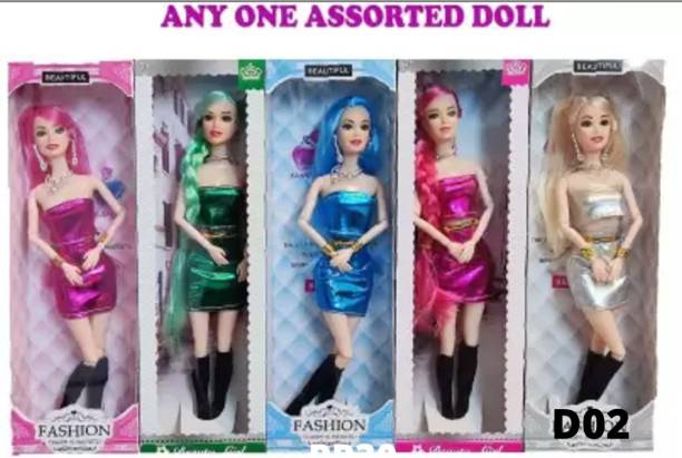 Just97 Beautiful Fashion Doll with Movable Hands and Legs (Pack of 1) DOLL1
