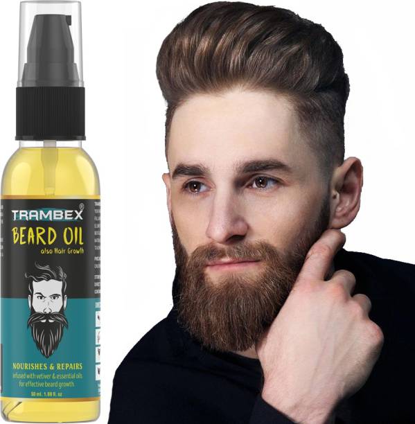 Trambex advanced Beard Growth Oil for Men (Almond & Jojoba) for Beard Growth hair oil Hair Oil