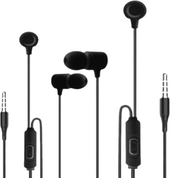 Tiitan Combo Pack of Wired Earphones Black S6 Wired Headset