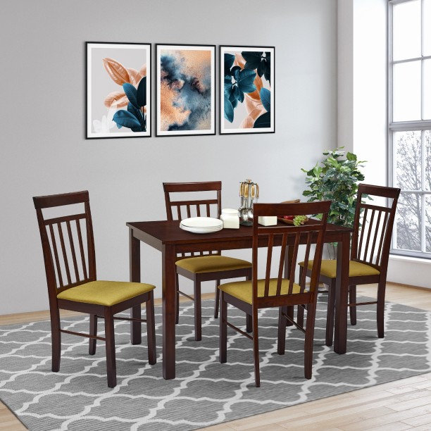 wooden dining table and chairs for sale