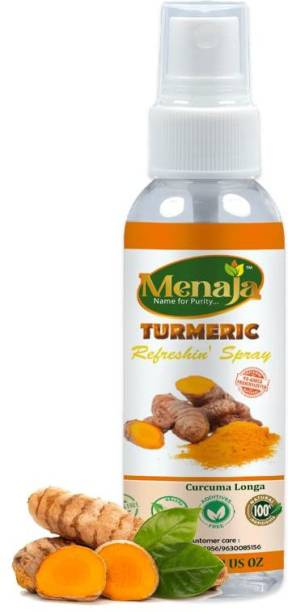 Menaja Natural Turmeric Refreshing Toner Spray For Clear Toned Radiant Skin 100ml