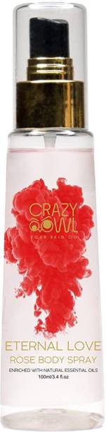 CRAZY OWL Eternal Love Rose Body Spray|Long Lasting|Floral Unisex Body Mist Body Mist  -  For Men & Women