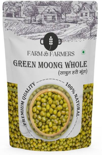 FARMS & FARMERS Organic Moong Dal (Whole)