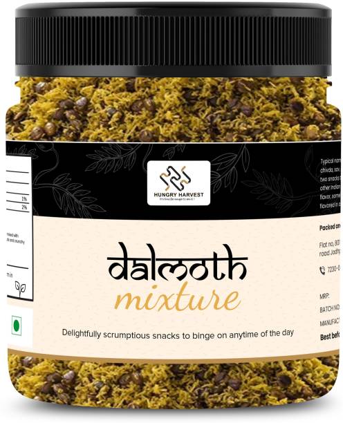 HUNGRY HARVEST Dalmoth Mixture |Special Marwari Dalmoth | Rajasthani Dal Moth Mixture|Jar Pack