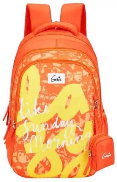 Genie Large 36 L Laptop Backpack Snoozy Orange 19" Backpack (Orange) 36 L Backpack