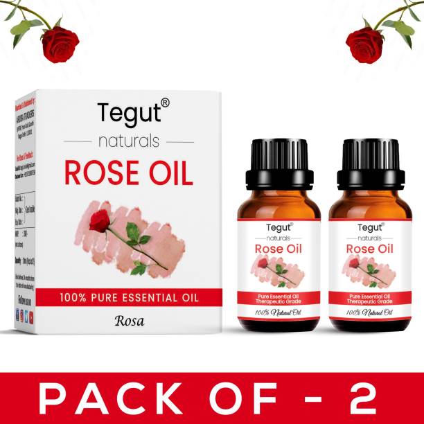 Tegut Best Rose Essential Oil (10 ml) (Pack of 2)