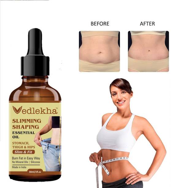Vedlekha Fat Loss Oil Belly fat reduce oil/ weight loss massage oil/ fat burner oil - Men & Women