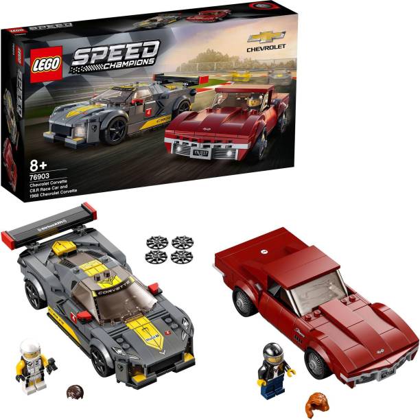 LEGO Chevrolet Corvette C8.R Race Car and 196