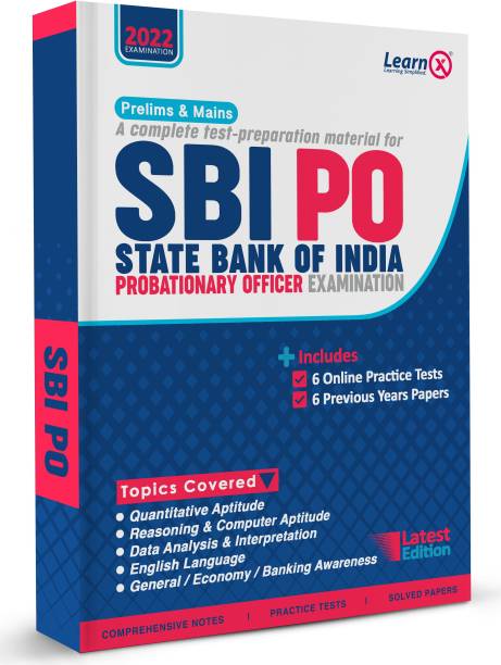 SBI PO Guide For Prelims & Mains Exam With 6 Online Practice Tests
