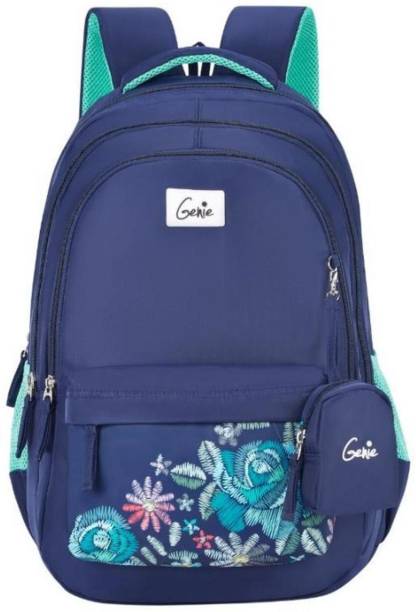 Genie Edge Navy Blue 19 Inch School Bag or Backpack 36 L Backpack