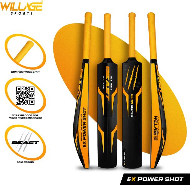 WILLAGE Plastic bat , Cricket bat , Plastic bat full size ,Hard Plastic Bat, PVC/Plastic Cricket  Bat