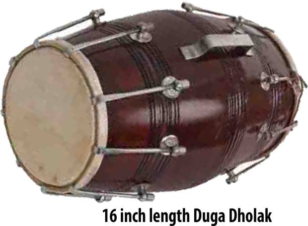 GT manufacturers 16'' inch Duga Dholak Nut & Bolts Dholak