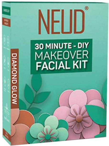 NEUD 6-Step DIY Makeover Facial Kit for Salon-Like Glow at Home - 1 Pack