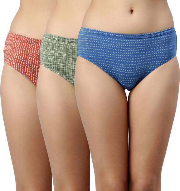 Enamor CH03-Cotton Full coverage Women Hipster Multicolor Panty
