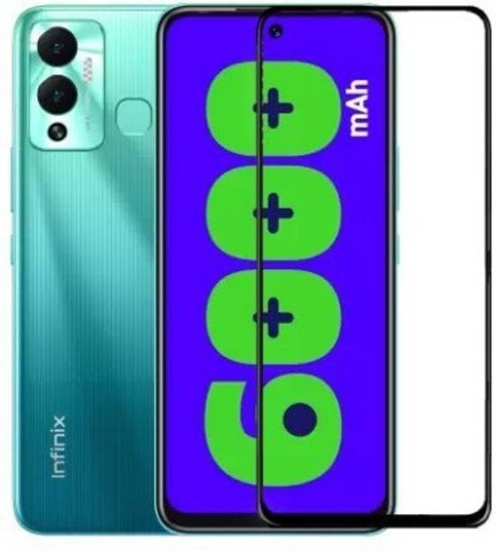 Desirtech Edge To Edge Tempered Glass for Infinix HOT 12 Play