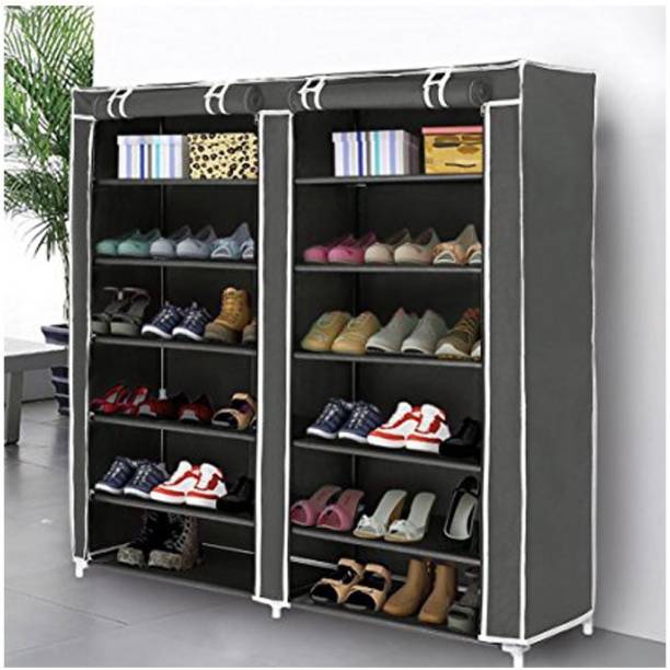 Dragon 12 Shelves Fabric Collapsible Shoe Stand