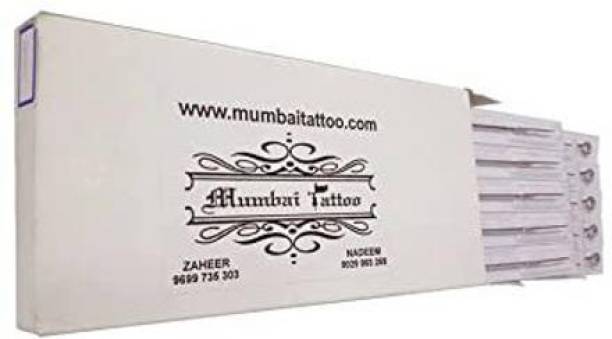 Mumbai Tattoo 3RL WHITE (PACK OF 50 NEEDLE ) Disposable Stack Liner Tattoo Needles
