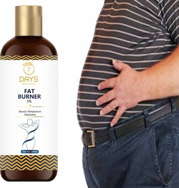 7 Days Fat Burning Oil, Slimming oil, Fat Burner, Anti Cellulite & Skin Toning Slimming Oil For Stomach, Hips & Thigh