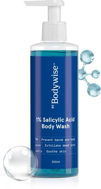 Bodywise 1% Salicylic Acid Body Wash | Prevents Body Acne | Paraben, SLS free Shower Gel