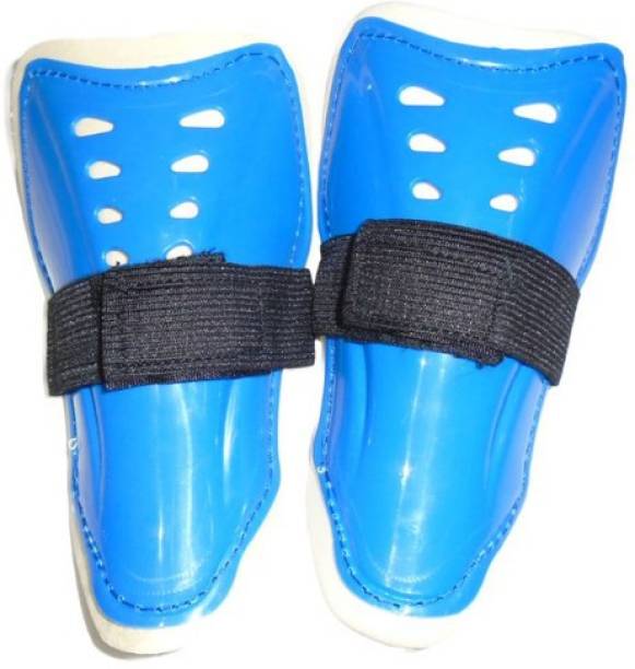Garg Enterprises Football Leg Protection Pad, 6x3inch, Soft Foam-BL Football Shin Guard