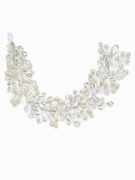 STYLEDOSE Wedding Crystal Hair Vine Bridal Headpiece Headbands Wedding Hair Accessories Bun Clip