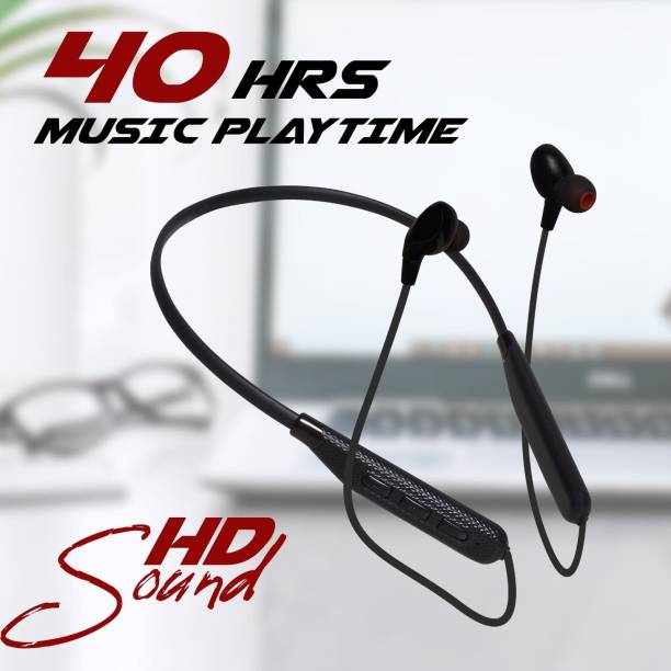 Sendily 40 HOURS BETTERY BACKUP QUICK CHARGE FEEL THE MUSIC CLOSELY Bluetooth Headset