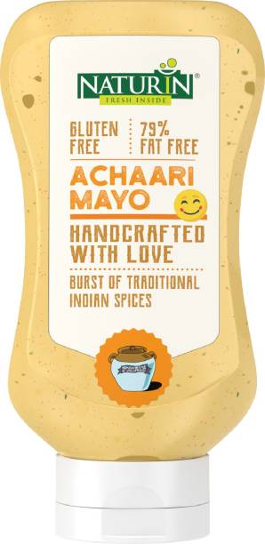 Naturin Achaari Mayo| 100% Vegetarian Mayonnaise | Eggless Mayonaise Dip